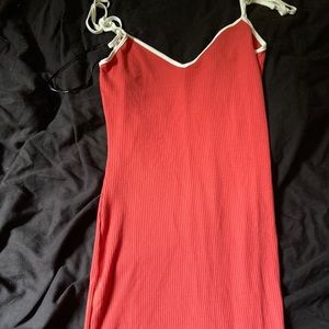 Salmon Tight Dress